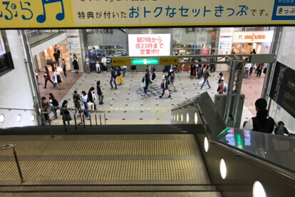 西鉄天神大牟田線 西鉄福岡（天神）駅からの道順2