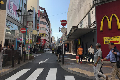 西鉄天神大牟田線 西鉄福岡（天神）駅からの道順4